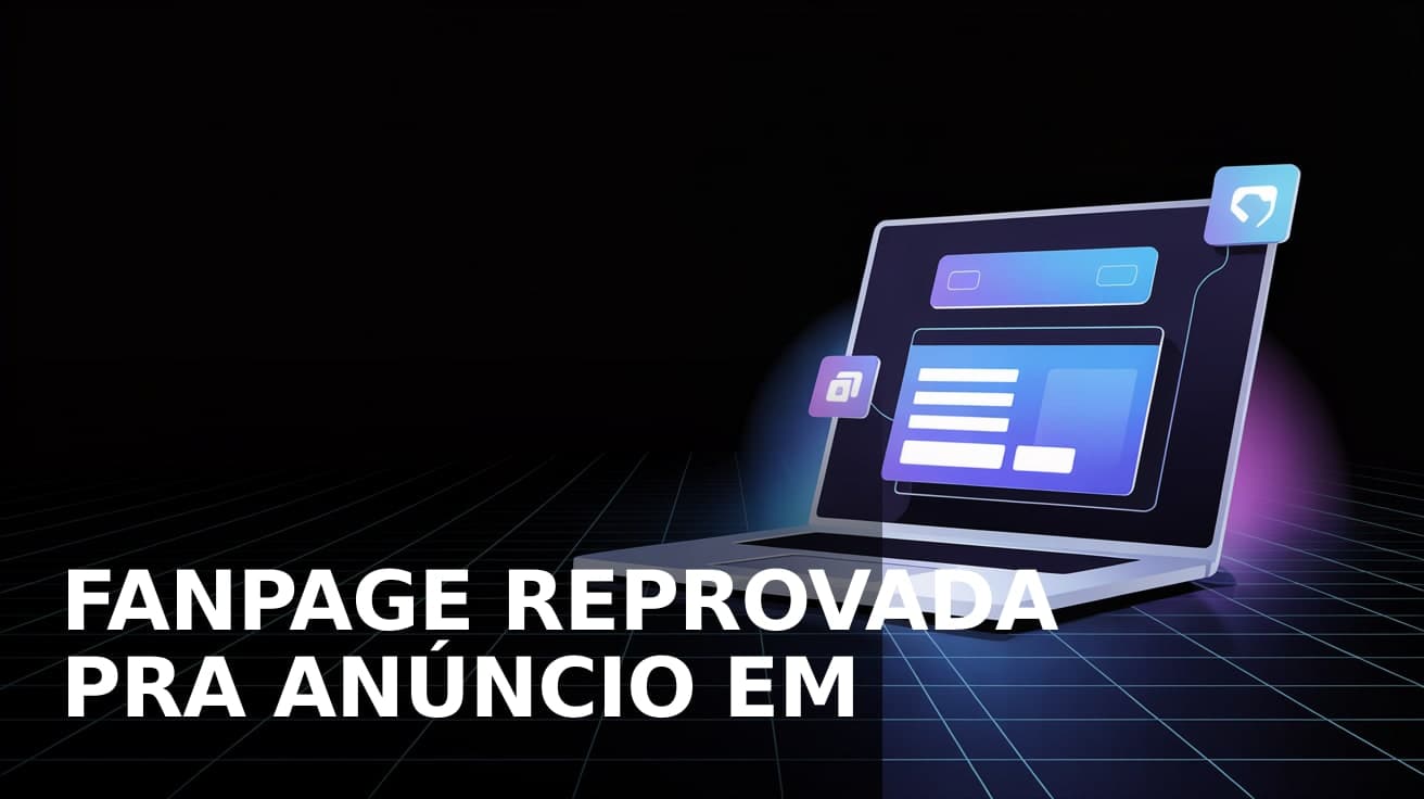 Fanpage reprovada pra anúncio em 2026: causas além da policy clássica